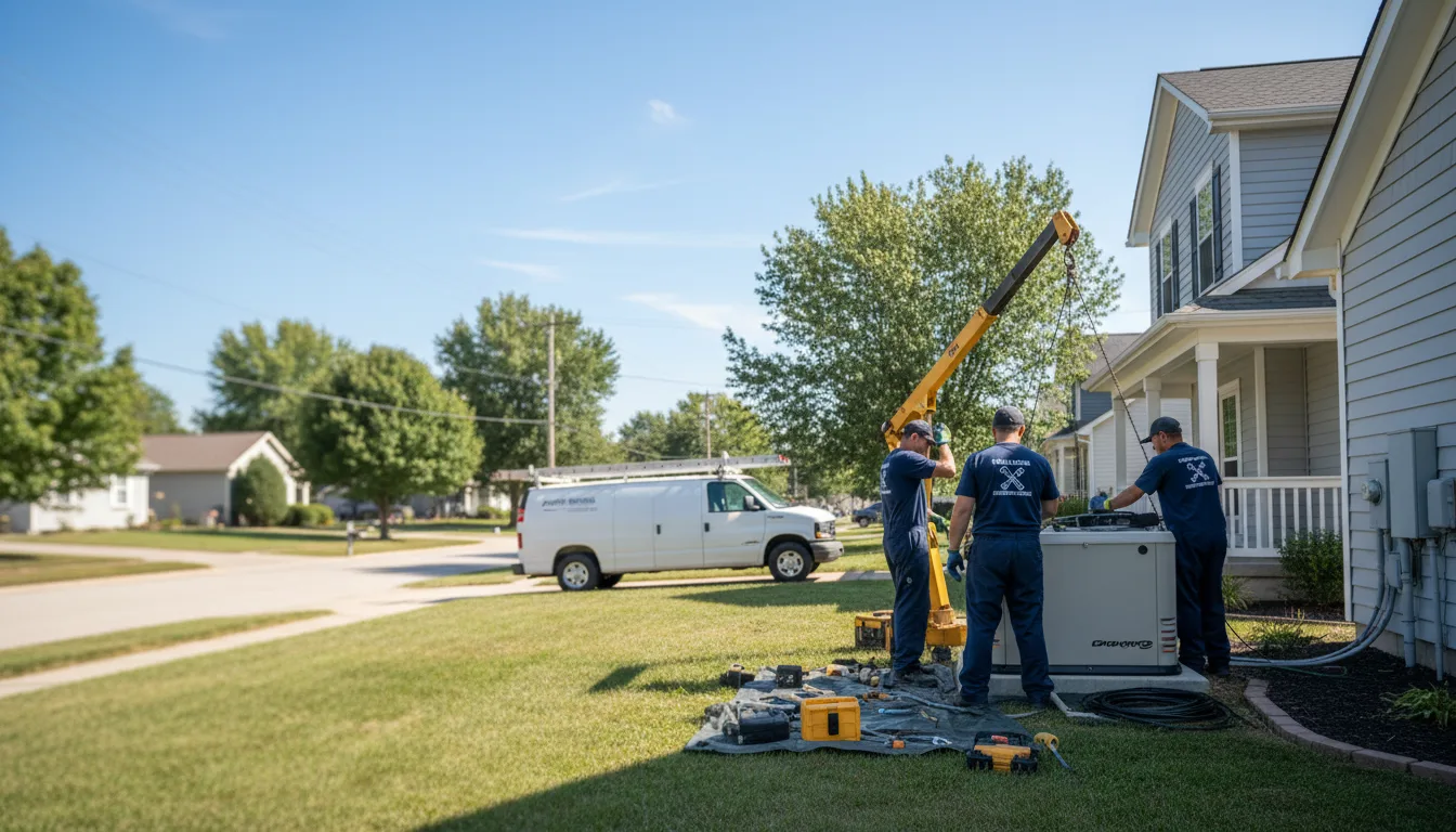 Generator Installation in Bleiblerville, TX near me